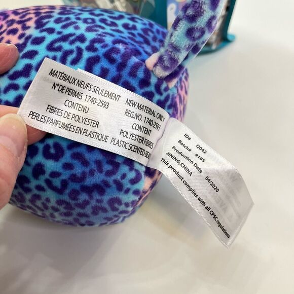 Squishmallow 2020 5" Mystery Squad Series 1 Scented Rainbow Cheetah Plush - Picture 8 of 9
